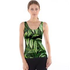 Leaves Foliage Twig Bush Plant Tank Top by artworkshop