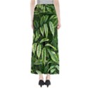 Leaves Foliage Twig Bush Plant Full Length Maxi Skirt View2