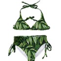 Leaves Foliage Twig Bush Plant Kids  Classic Bikini Set View1