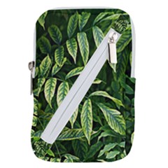 Leaves Foliage Twig Bush Plant Belt Pouch Bag (large) by artworkshop