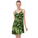 Leaves Foliage Twig Bush Plant Summer Time Chiffon Dress View1