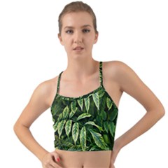 Leaves Foliage Twig Bush Plant Mini Tank Bikini Top by artworkshop