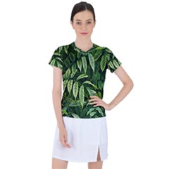 Leaves Foliage Twig Bush Plant Women s Sports Top by artworkshop