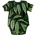 Leaves Foliage Twig Bush Plant Baby Short Sleeve Onesie Bodysuit View2