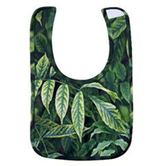 Leaves Foliage Twig Bush Plant Baby Bib by artworkshop