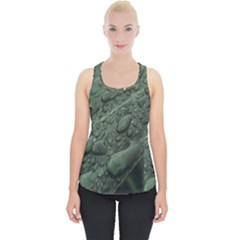 Leaves Water Drops Green  Piece Up Tank Top by artworkshop