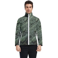 Leaves Water Drops Green  Men s Bomber Jacket