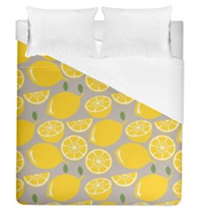 Lemon Wallpaper Duvet Cover (queen Size) by artworkshop