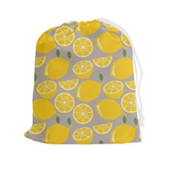 Lemon Wallpaper Drawstring Pouch (2xl)