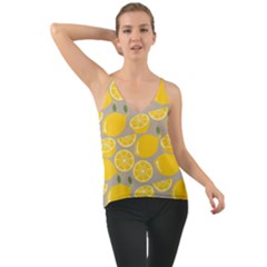 Lemon Wallpaper Chiffon Cami by artworkshop