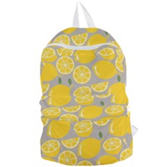 Lemon Wallpaper Foldable Lightweight Backpack by artworkshop