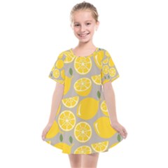 Lemon Wallpaper Kids  Smock Dress by artworkshop