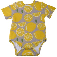 Lemon Wallpaper Baby Short Sleeve Onesie Bodysuit by artworkshop