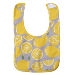 Lemon Wallpaper Baby Bib by artworkshop