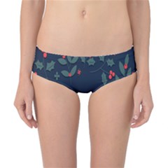 Merry Christmas Holiday Pattern  Classic Bikini Bottoms by artworkshop