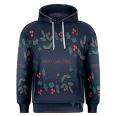 Merry Christmas Holiday Pattern  Men s Overhead Hoodie by artworkshop