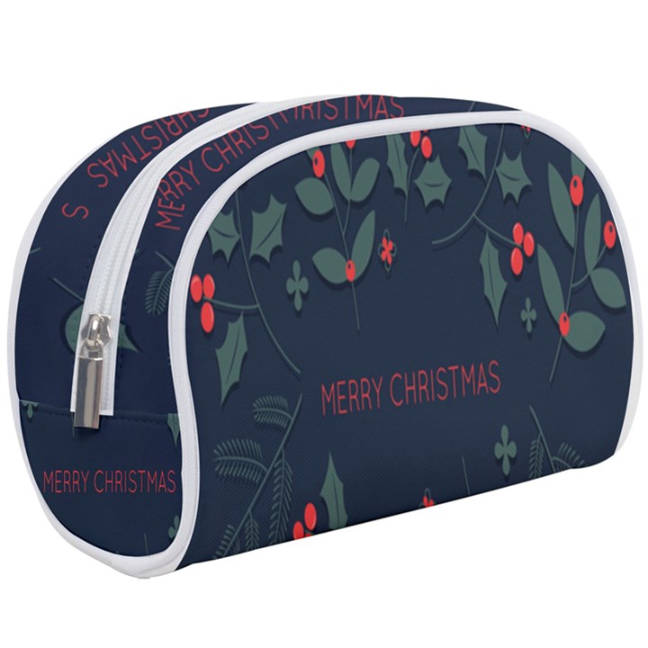 Merry Christmas Holiday Pattern  Make Up Case (Large)