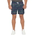 Merry Christmas Holiday Pattern  Men s Runner Shorts View1