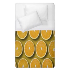 Orange Slices Cross Sections Pattern Duvet Cover (single Size) by artworkshop