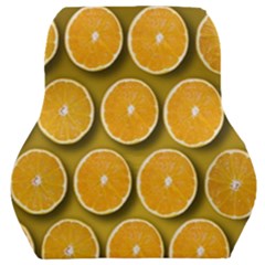 Orange Slices Cross Sections Pattern Car Seat Back Cushion  by artworkshop