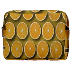 Orange Slices Cross Sections Pattern Make Up Pouch (large) by artworkshop