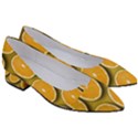 Orange Slices Cross Sections Pattern Women s Block Heels  View3