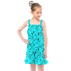 Flower Texture Textile Kids  Overall Dress by artworkshop