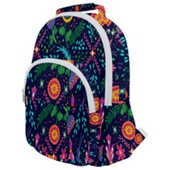 Pattern Nature Design  Rounded Multi Pocket Backpack by artworkshop