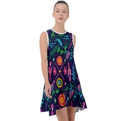 Pattern Nature Design  Frill Swing Dress by artworkshop