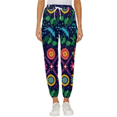 Pattern Nature Design  Cropped Drawstring Pants by artworkshop