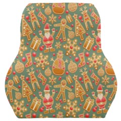 Pattern Seamless Gingerbread Christmas Decorative Car Seat Back Cushion 