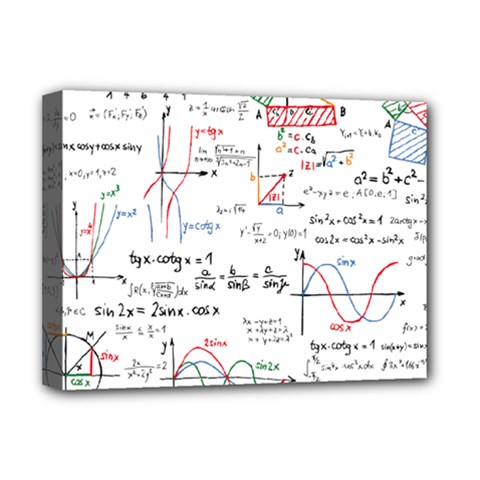 Math Formula Pattern Deluxe Canvas 16  X 12  (stretched)  by Wegoenart