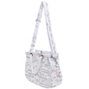 Math Formula Pattern Rope Handles Shoulder Strap Bag View1