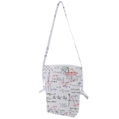 Math Formula Pattern Folding Shoulder Bag by Wegoenart