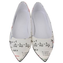 Math Formula Pattern Women s Low Heels by Wegoenart