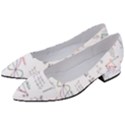 Math Formula Pattern Women s Block Heels  View2