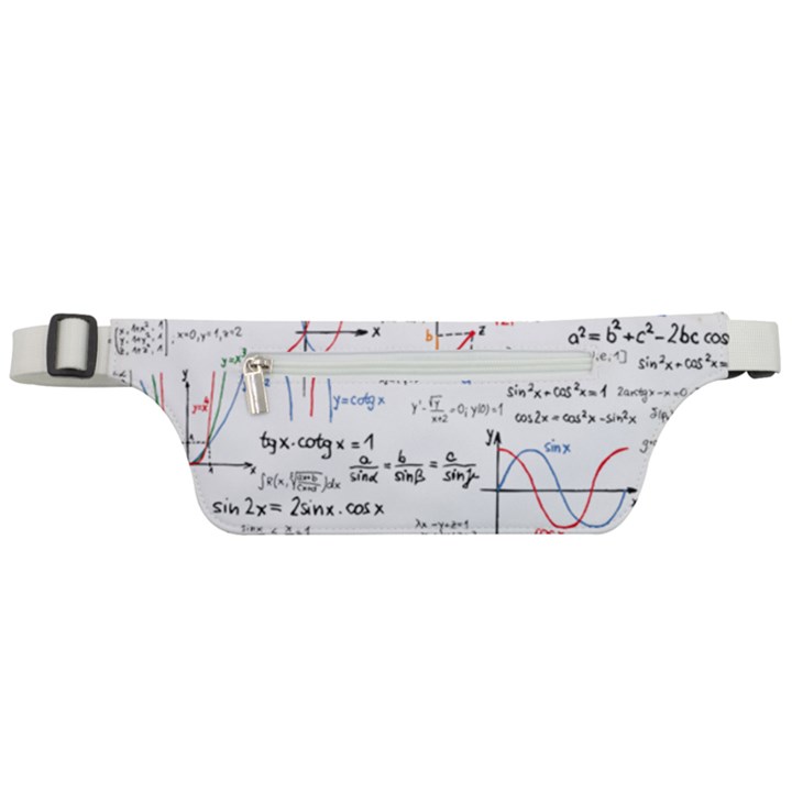 Math Formula Pattern Active Waist Bag