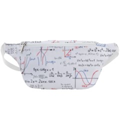 Math Formula Pattern Waist Bag  by Wegoenart