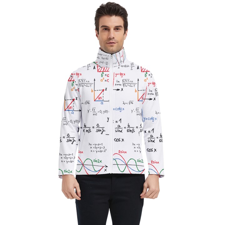 Math Formula Pattern Men s Bomber Jacket