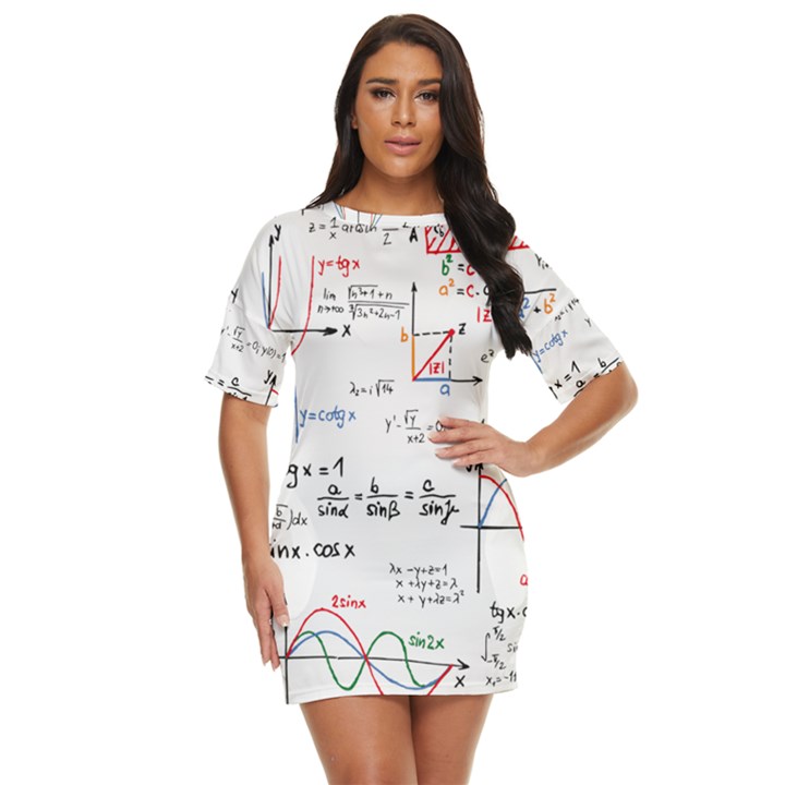 Math Formula Pattern Just Threw It On Dress