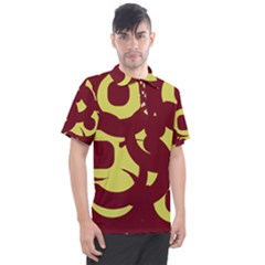 Illustration Art Pattern Design Painting- Men s Polo Tee