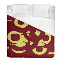 Illustration Art Pattern Design Painting- Duvet Cover (full/ Double Size) by Wegoenart