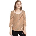 Abstract Marble Effect Earth Stone Texture Chiffon Quarter Sleeve Blouse View1