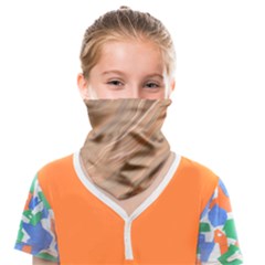 Abstract Marble Effect Earth Stone Texture Face Covering Bandana (kids) by Wegoenart