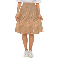 Abstract Marble Effect Earth Stone Texture Classic Short Skirt by Wegoenart