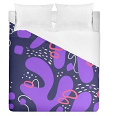 Abstract Background Shape Shapes Duvet Cover (queen Size) by Wegoenart