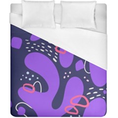 Abstract Background Shape Shapes Duvet Cover (california King Size) by Wegoenart