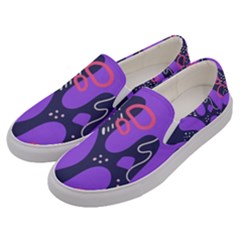 Abstract Background Shape Shapes Men s Canvas Slip Ons by Wegoenart