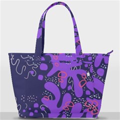 Abstract Background Shape Shapes Back Pocket Shoulder Bag  by Wegoenart