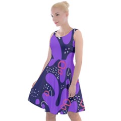 Abstract Background Shape Shapes Knee Length Skater Dress by Wegoenart